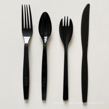 BSCI audited cheap biodegradable plastic cutlery fork spoon
